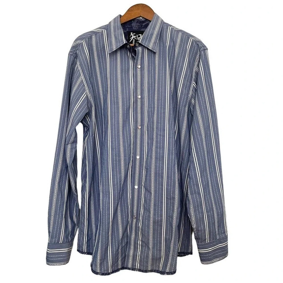 Age of Wisdom Pearl Snap Button Long Sleeve Western Shirt Size XL - Picture 6 of 6